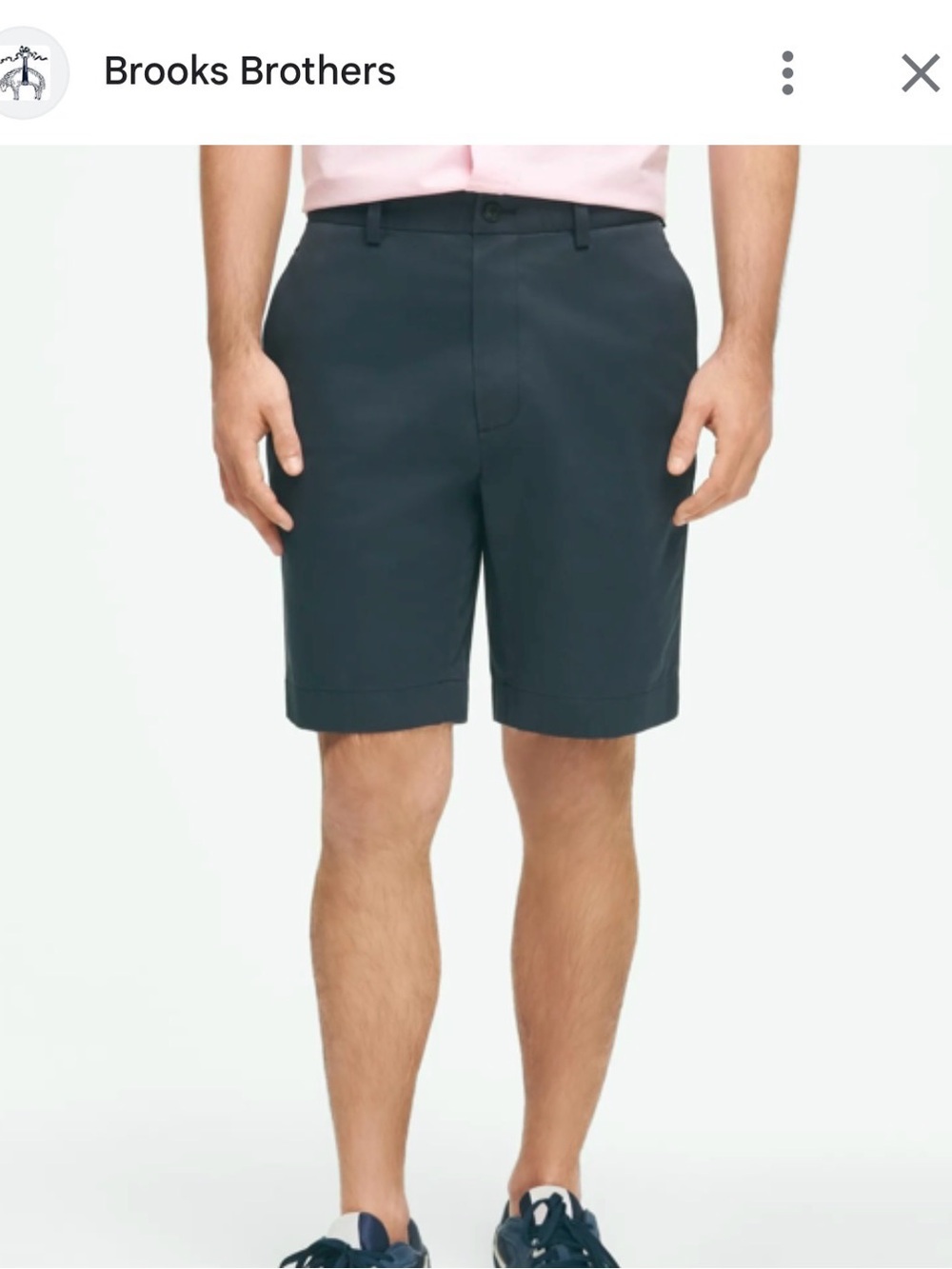 Brooks Brothers Men's Athletic Shorts in Navy Blue